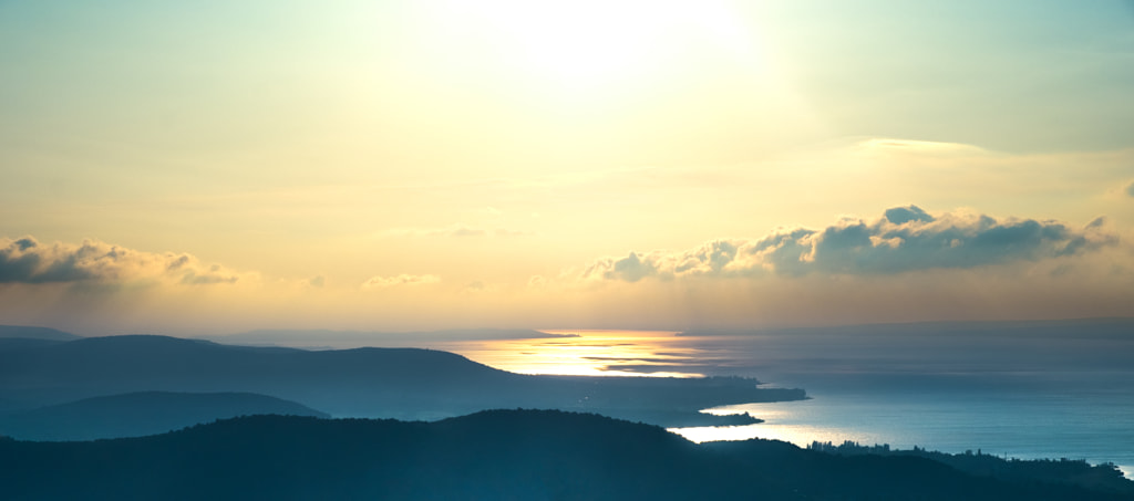 Sunrise on Balaton lake by Pavel Baturin on 500px.com