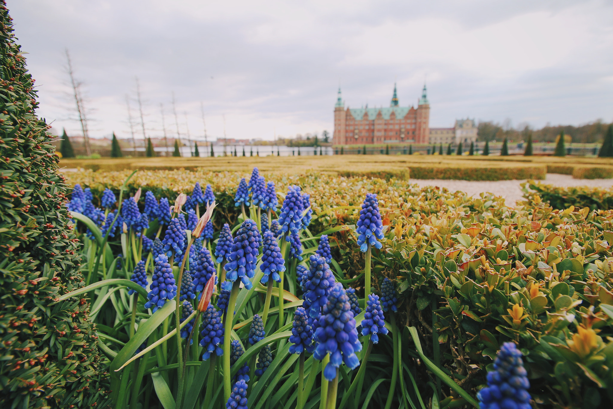 Spring in Frederiksborg Castle Garden