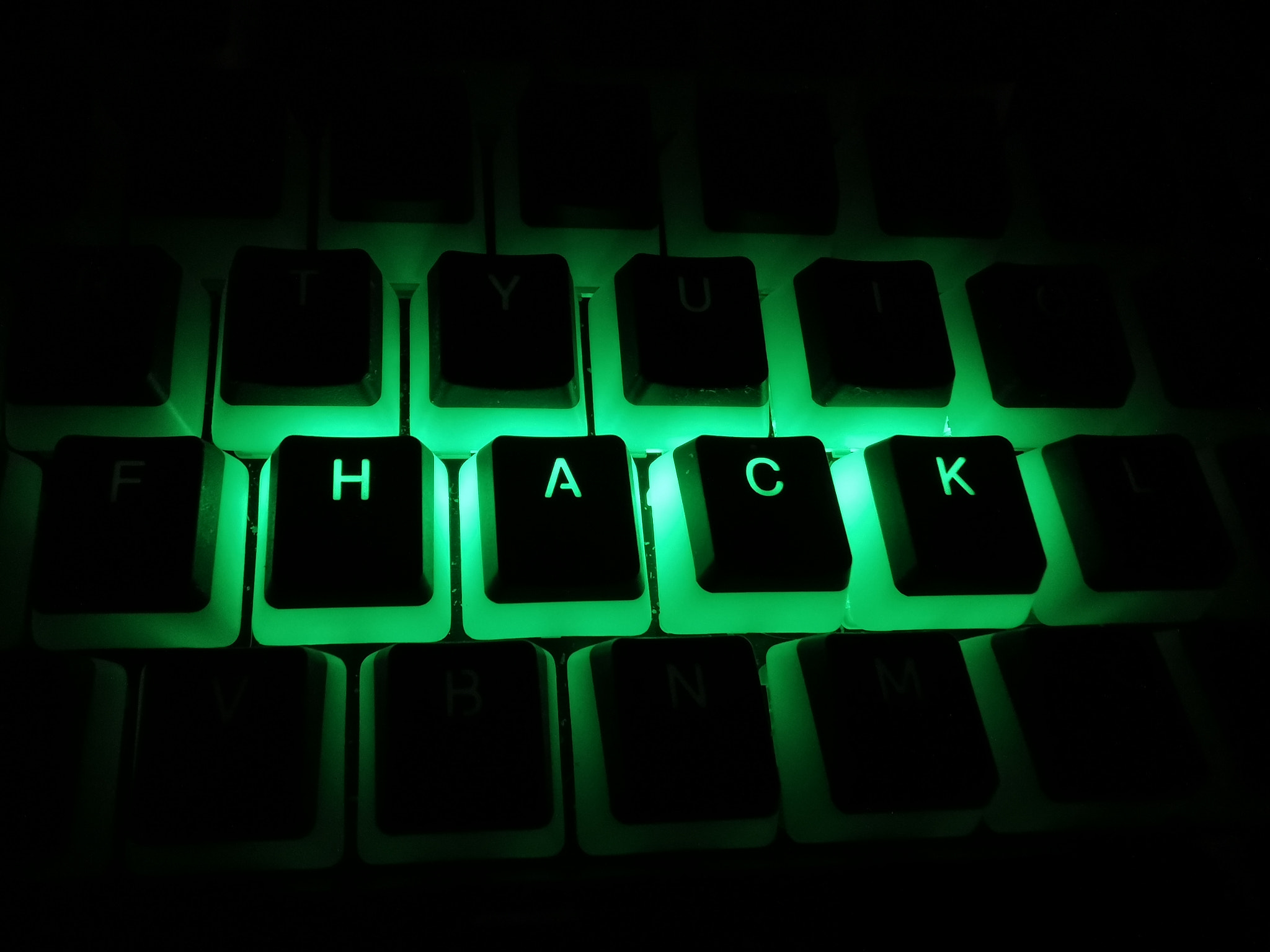 green illuminate hack written rgb gaming keyboard buttons