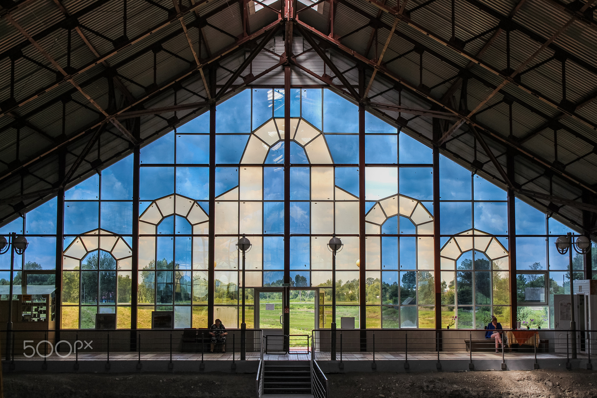 Beautiful stained glass window