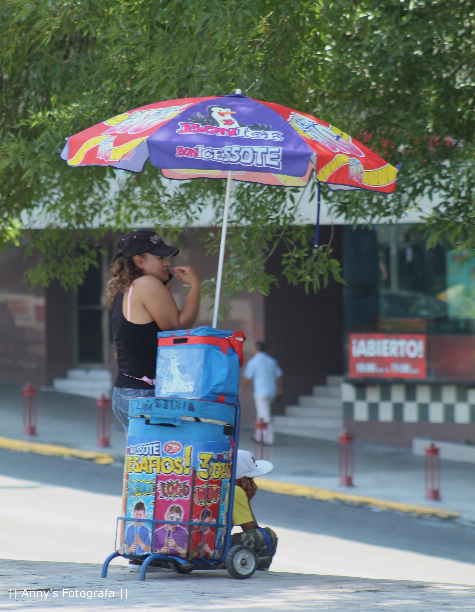 Women selling in the street