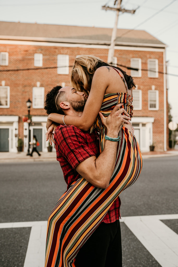 Diverse Couple Walking Through the City by Jason Hampden on 500px.com