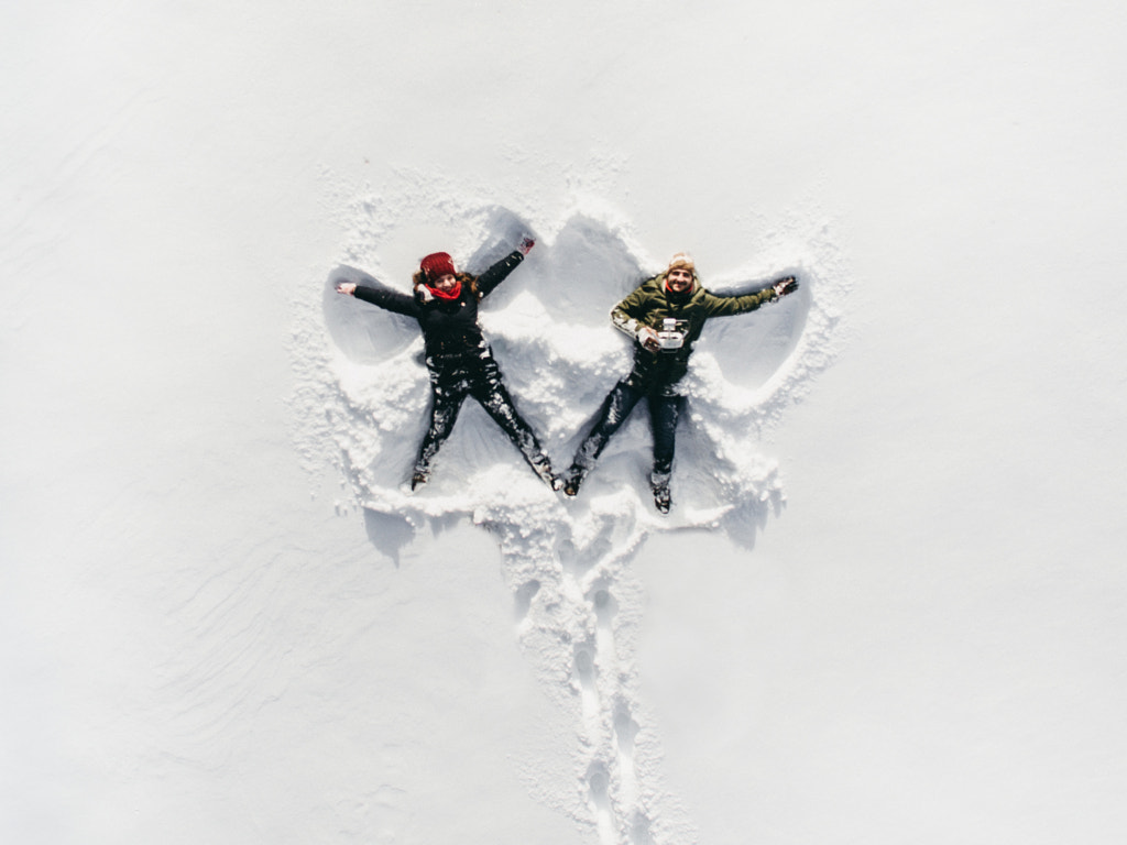 Snow angels by Lesia Lupiychuk on 500px.com