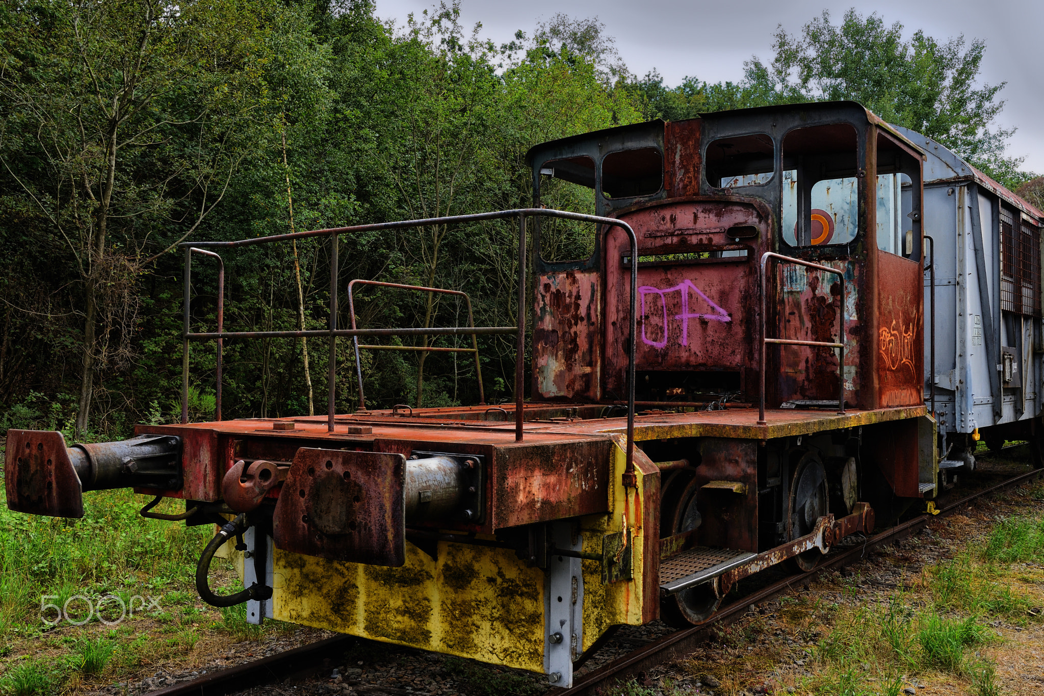 No engine locomotive.