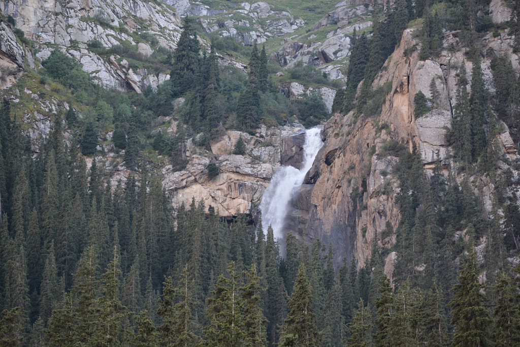 Barskoon waterfall by Janusz J. Malinowski on 500px.com