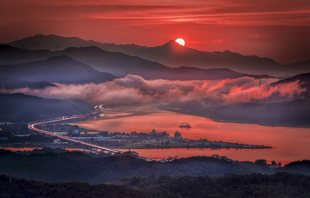 The sunrise by c1113  on 500px.com
