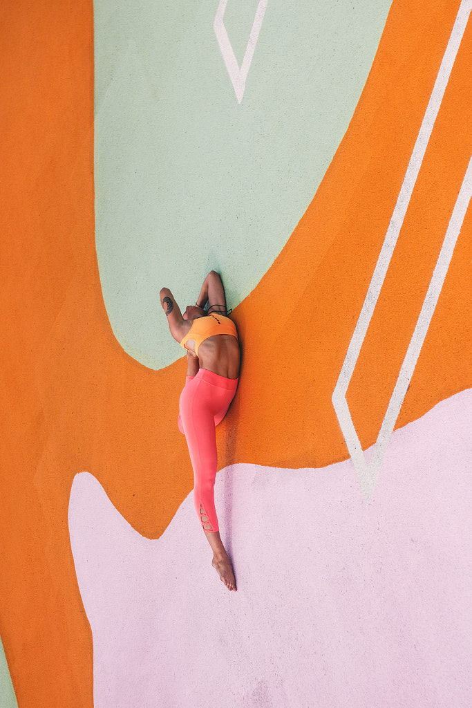 Young Woman Practicing Outdoor Yoga in Miami by Ernesto Pérez on 500px.com