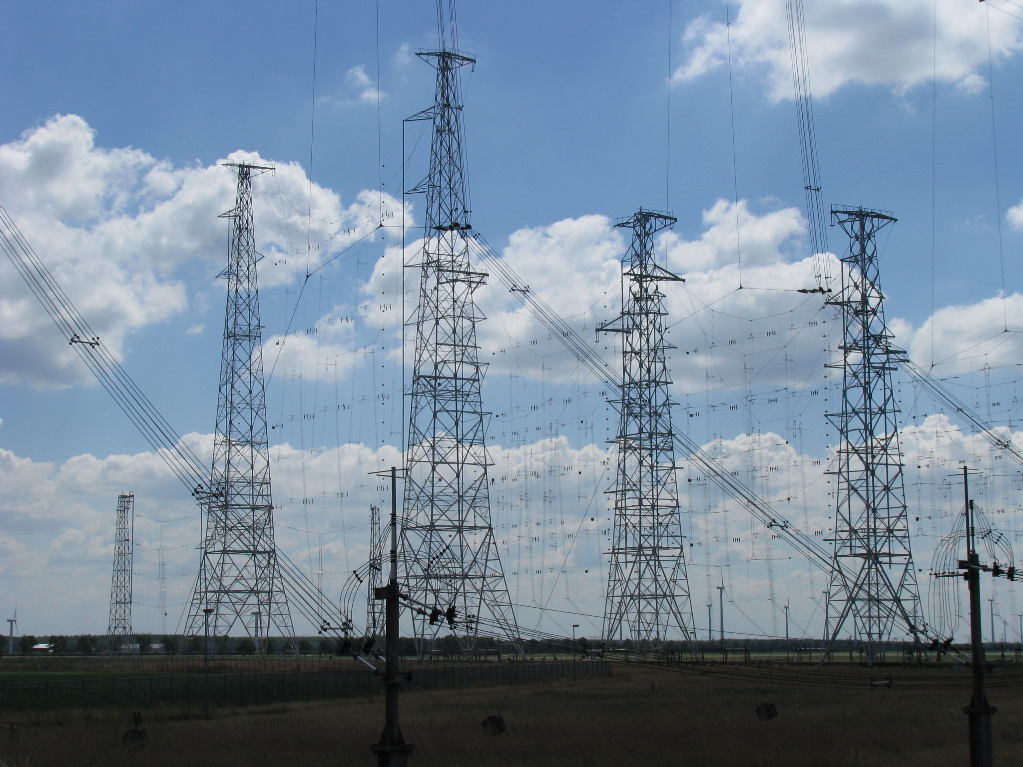 Flevo steeltowers,in memories