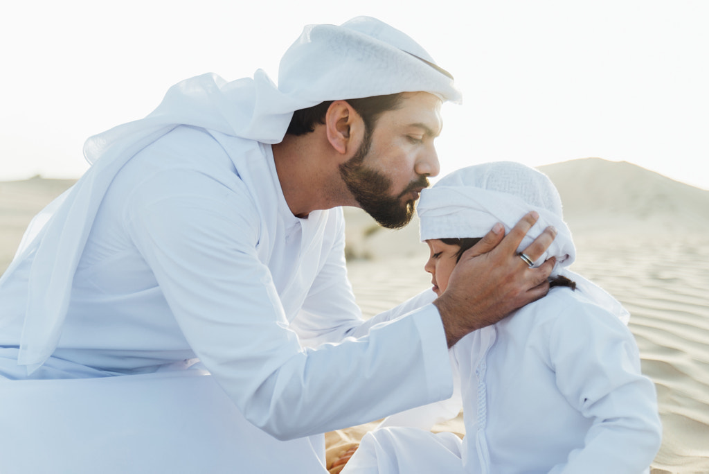 father and son spending time in the desert by Cristian Negroni on 500px.com