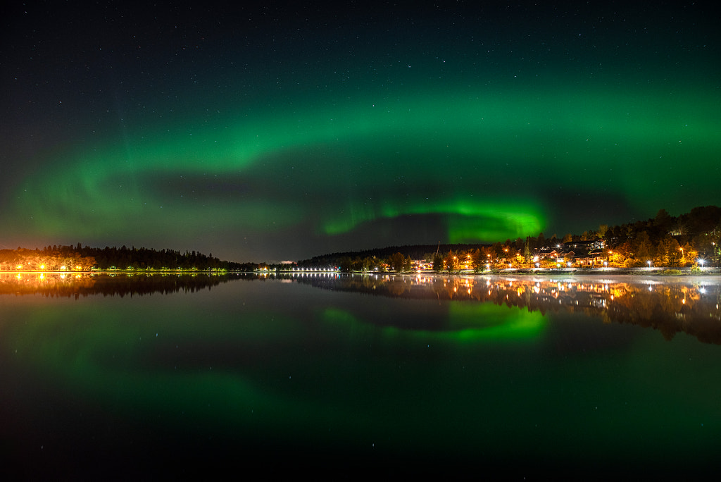 Aurora borealis in Hämeelinna, Finland by Markus Kauppinen on 500px.com