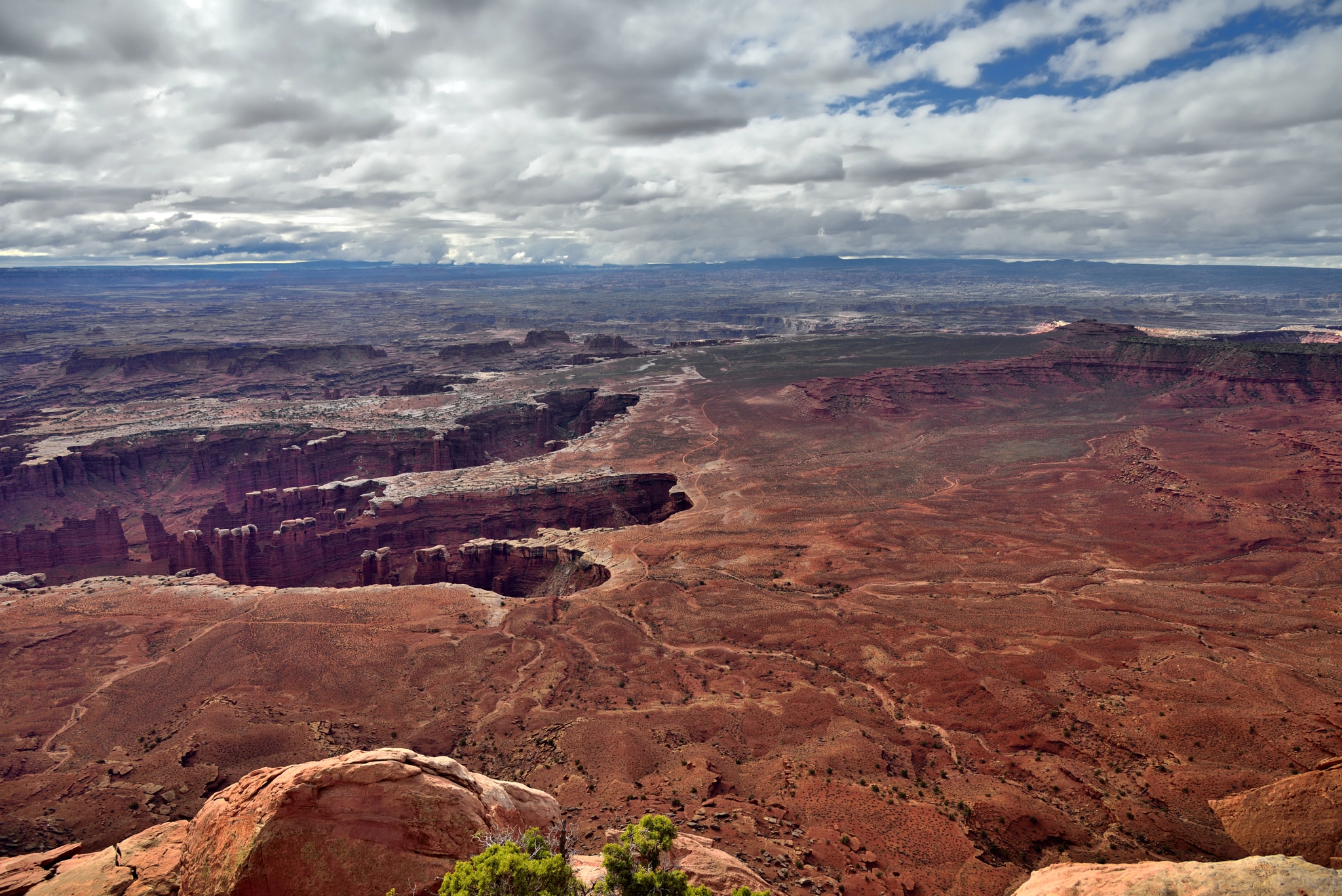 Fingers of Canyons Moving Across the Canyonlands Landscape