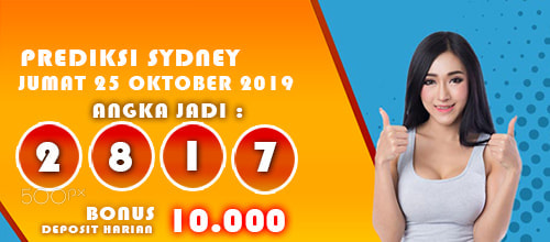 Bocoran Togel SYDNEY Hari Ini Jumat 25 Oktober 201