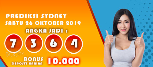 Bocoran Togel SYDNEY Hari Ini Sabtu 26 Oktober 201