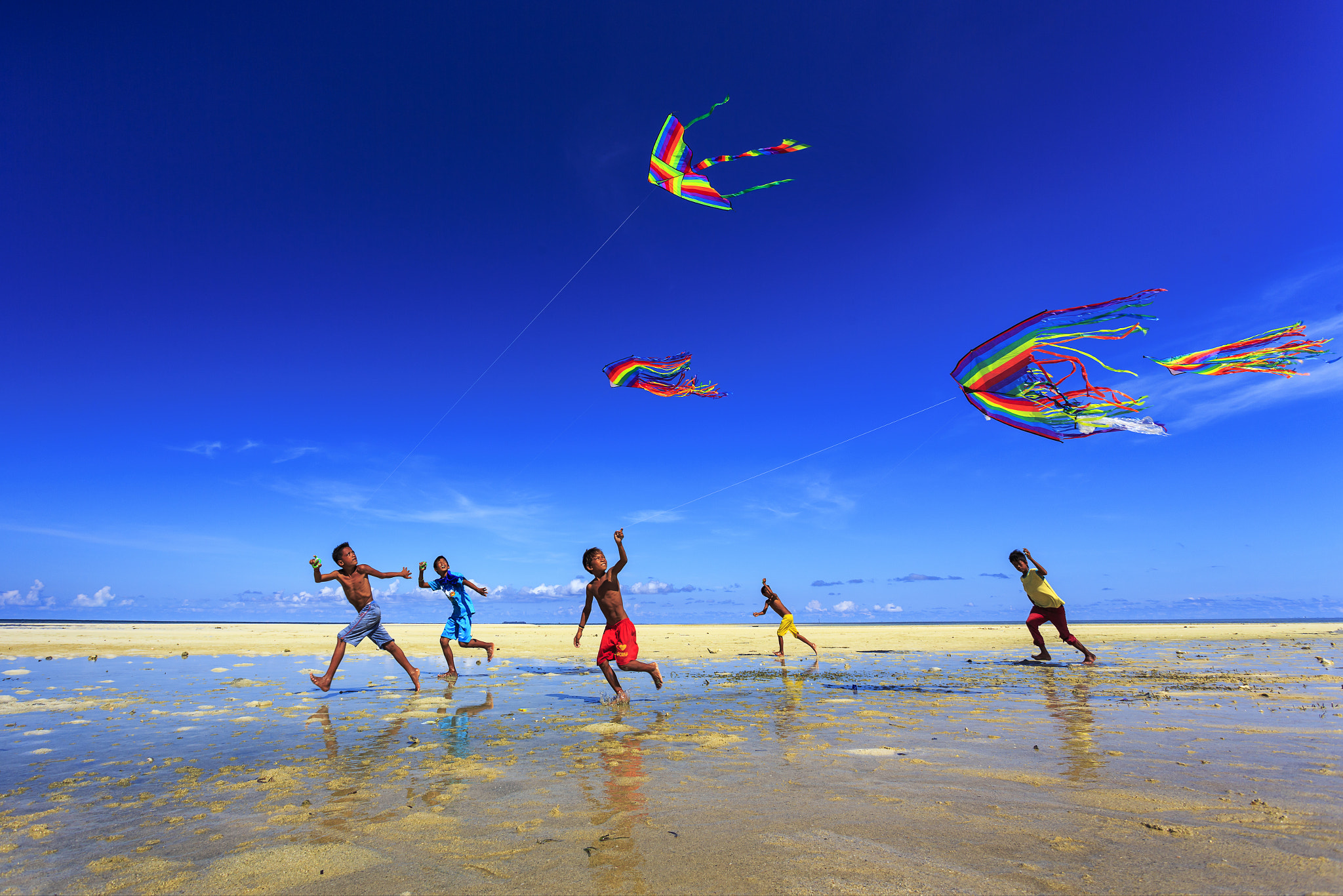 kiteflying Boys