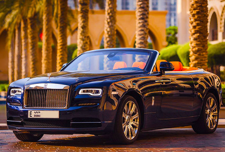 Rent Rolls Royce Dawn in Dubai