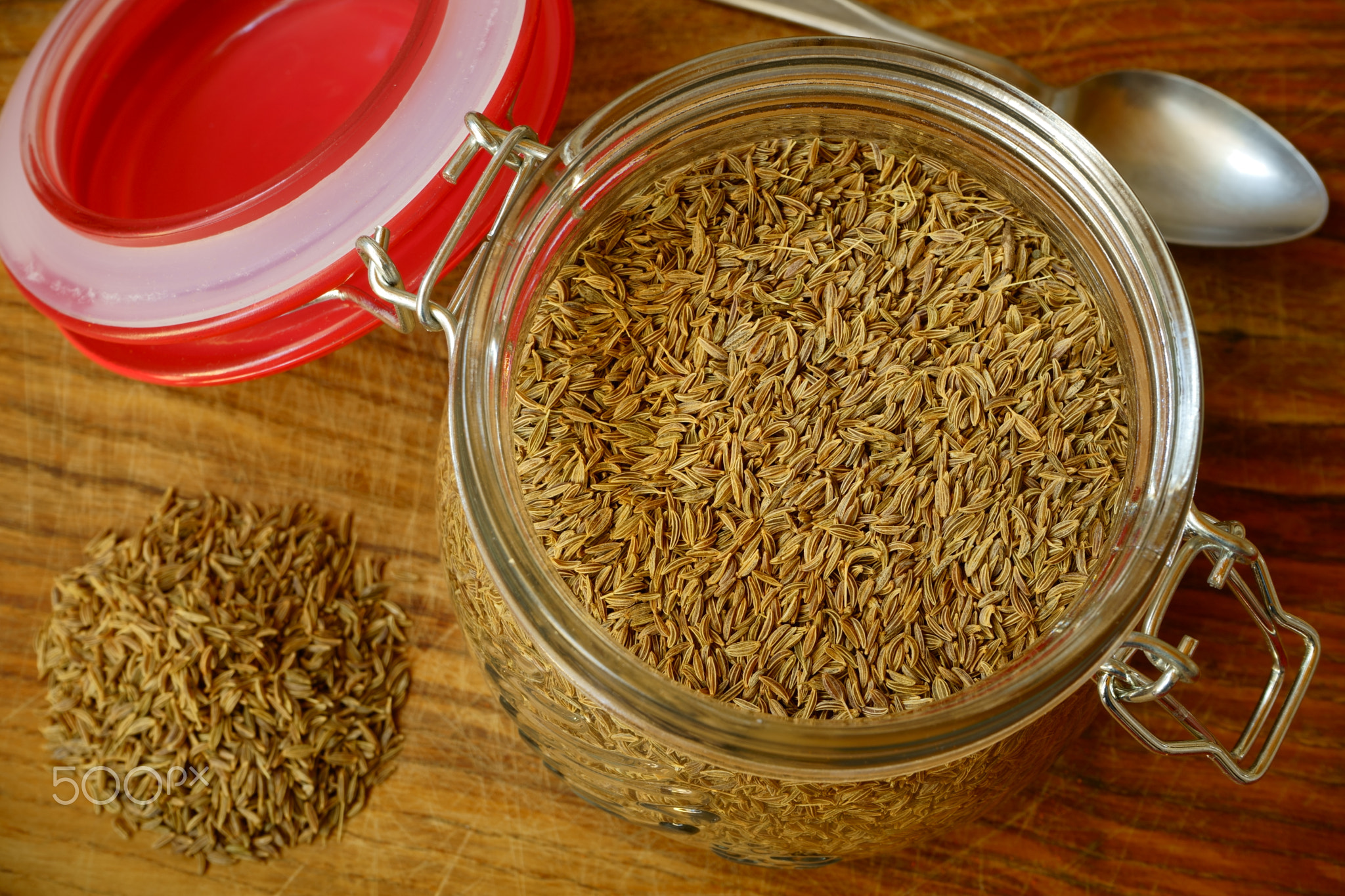 jar with cumin