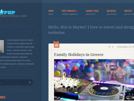 Tumbler WordPress theme