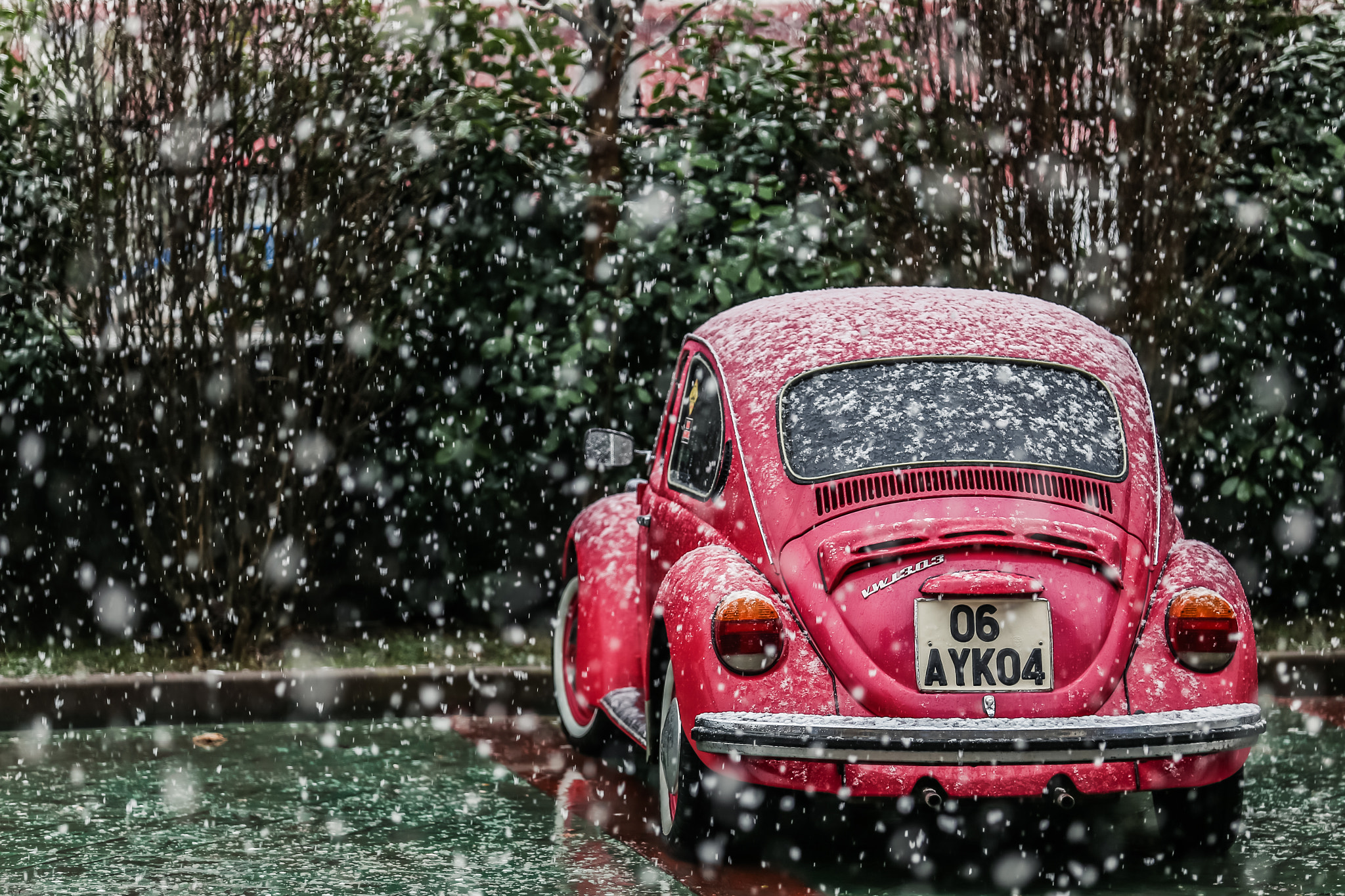Snow VW Beetle by Ismail Ilhan / 500px