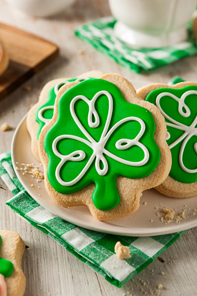 Green Clover St Patricks Day Cookies by Brent Hofacker on 500px.com