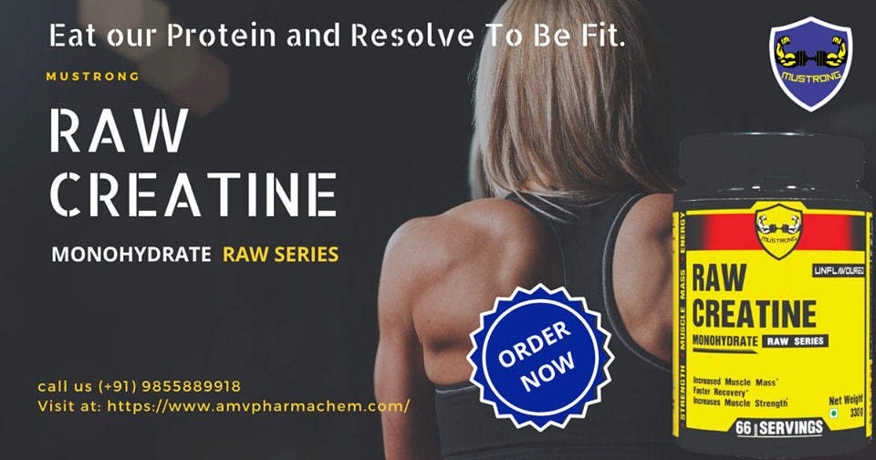 RAW Creatine Monohydrate Bodybuilding Supplements