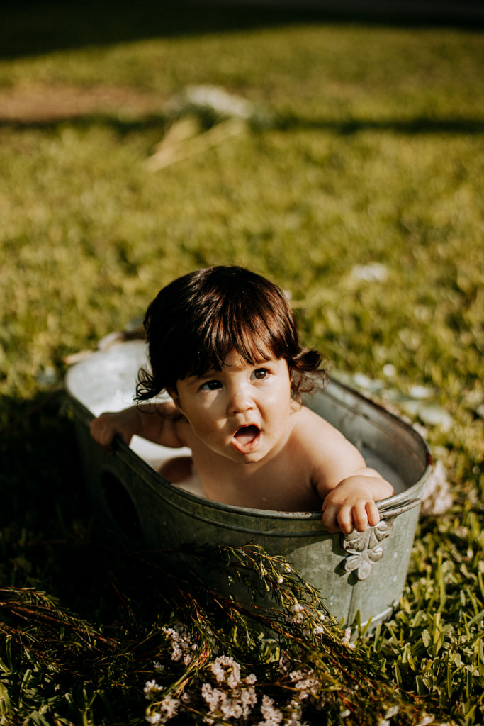 Josefina in the bath tub 3 by Adriana Samanez on 500px.com