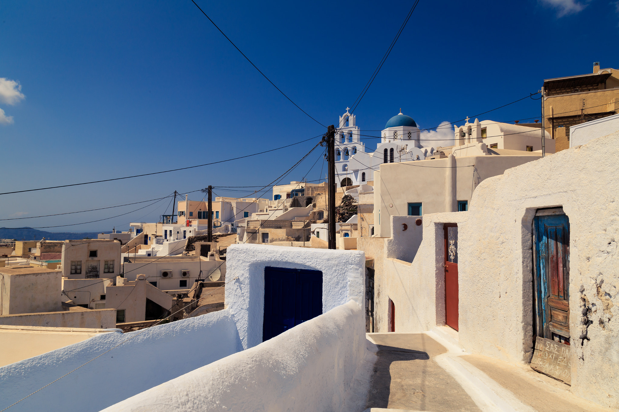 Santorini in colors