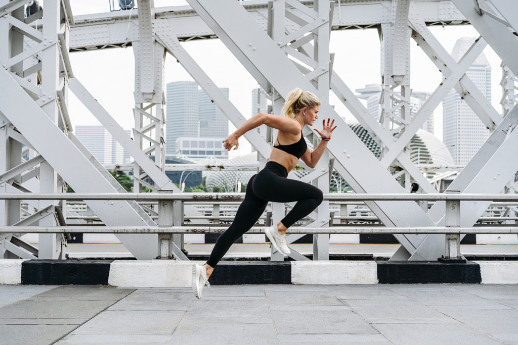 Sportswoman running by Oleksandr Boiko on 500px.com