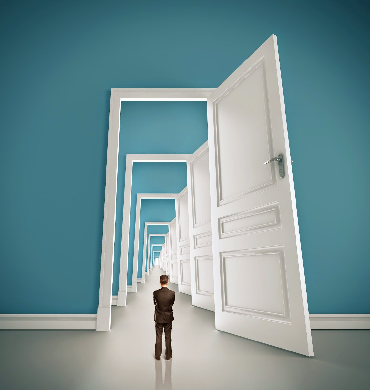 Open doors