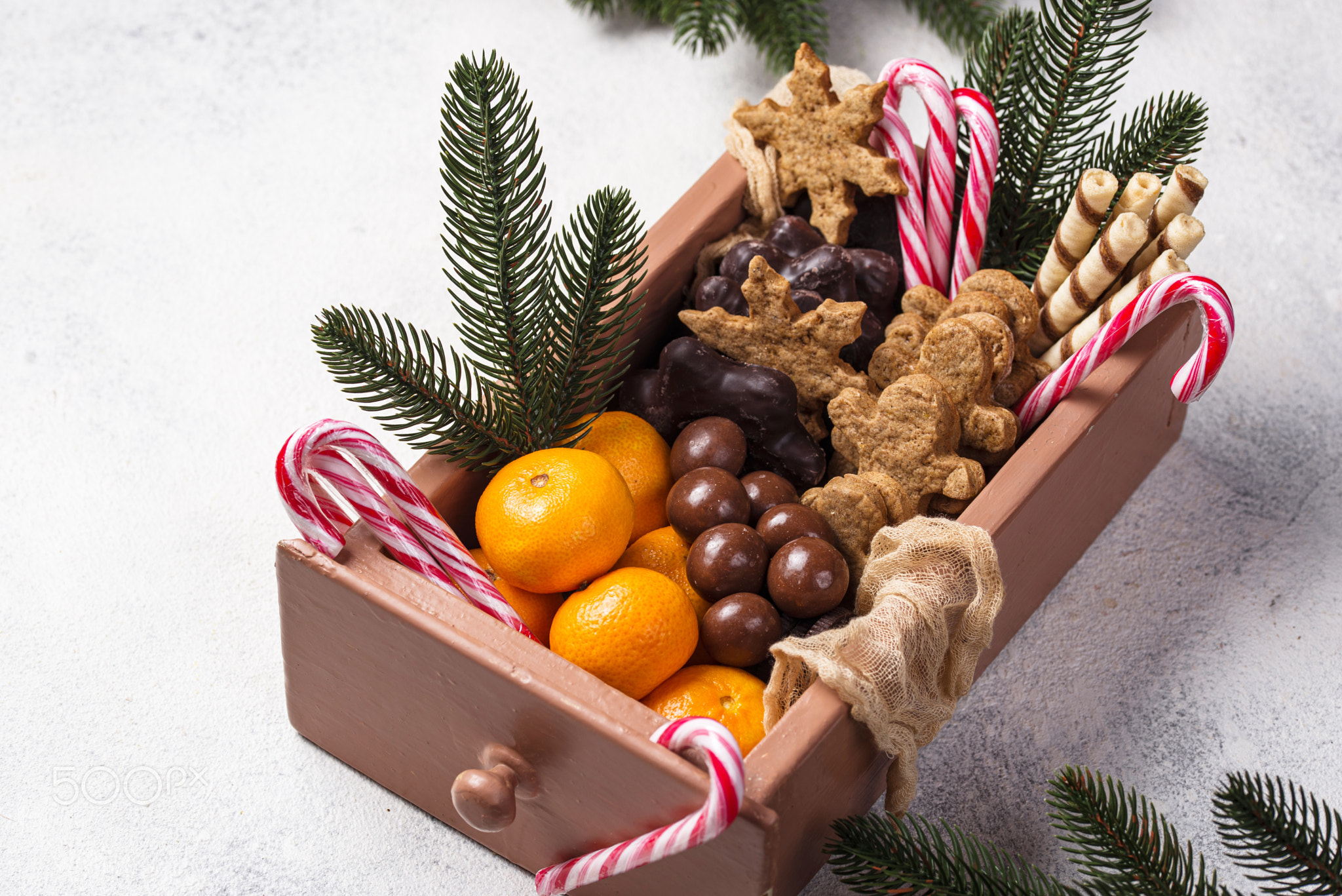 Set of various Christmas cookies