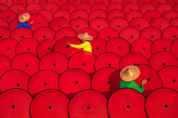 Red Umbrella by ?lhan Eroglu on 500px.com