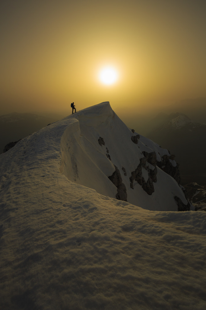 Mountain Peak at Sunset by Jure Batagelj on 500px.com