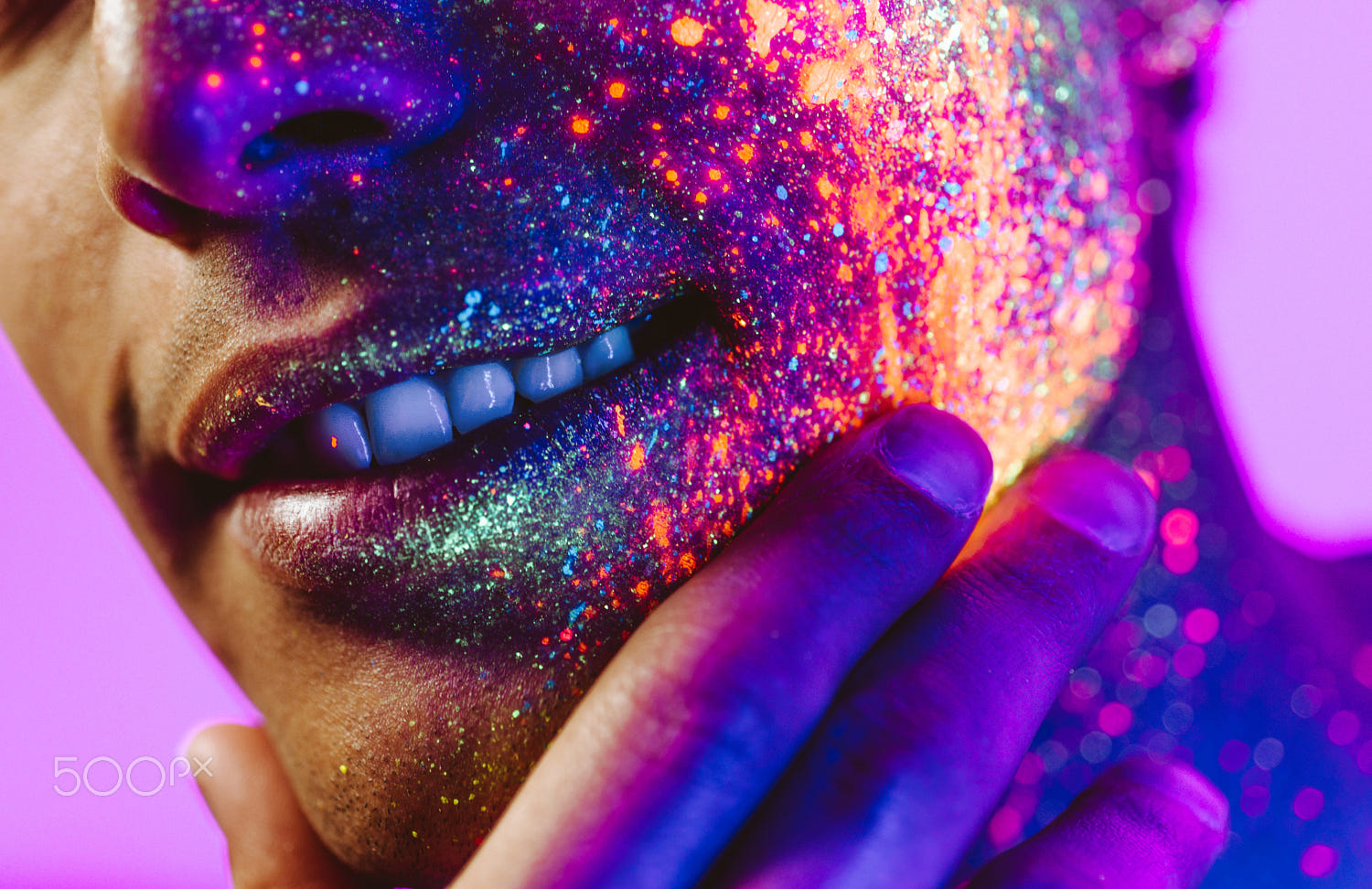 Fluo Portraits With An Handsome Model By Cristian Negroni 500px