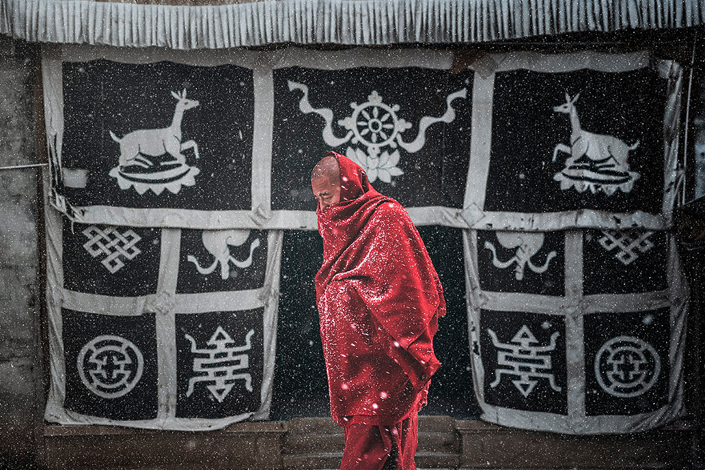 雪访山寺寒 by 万诱引力  on 500px.com