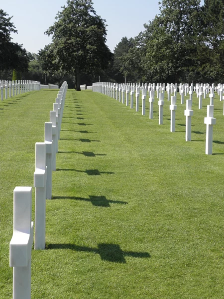 American war cemetery Normandy France