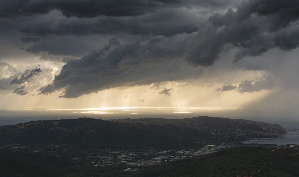 Storm Clouds Above Sea by Jure Batagelj on 500px.com