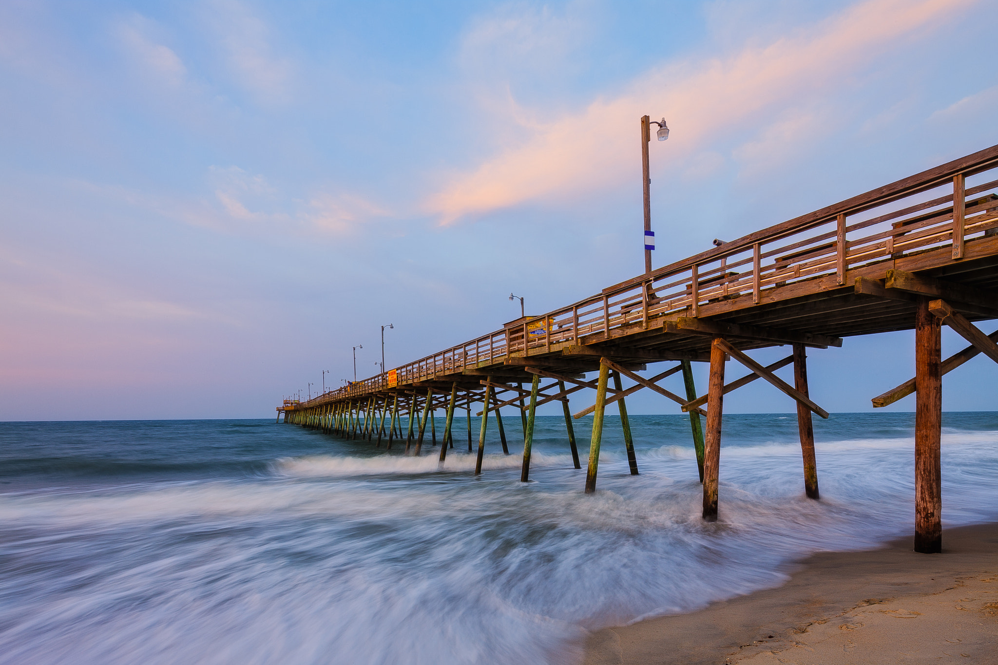Bogue Inlet Pier at Emerald Isle, N.C. by Julian De La Rosa III / 500px