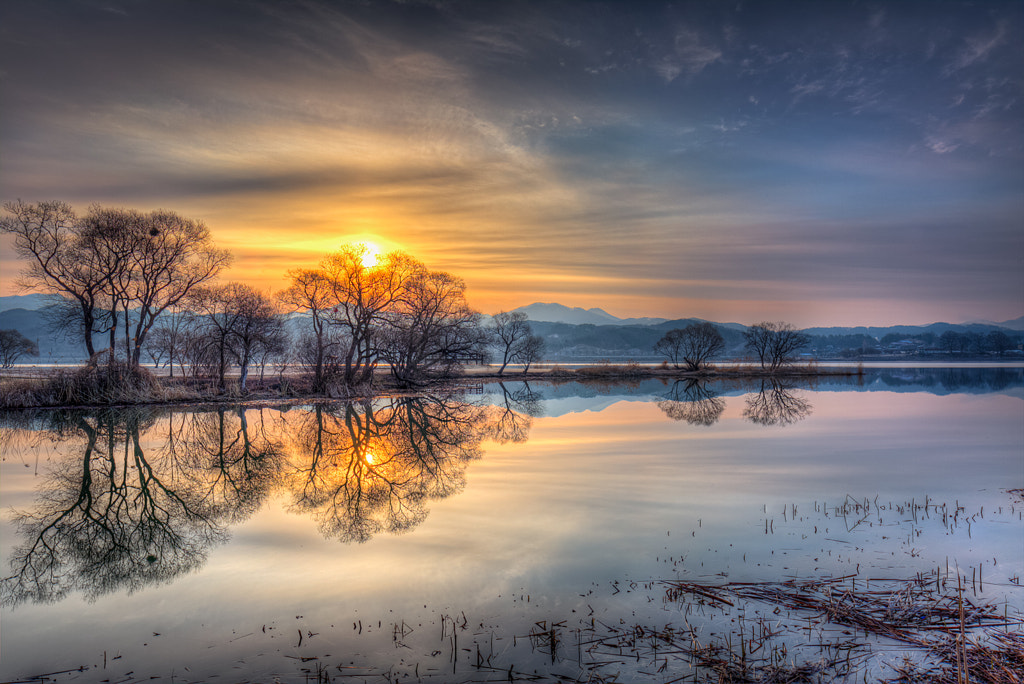 Sunrise Reflection by moonriver  on 500px.com