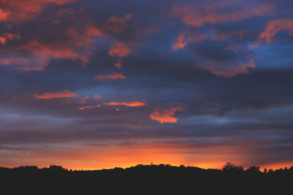 Sunset in Tuscany by Jure Batagelj on 500px.com