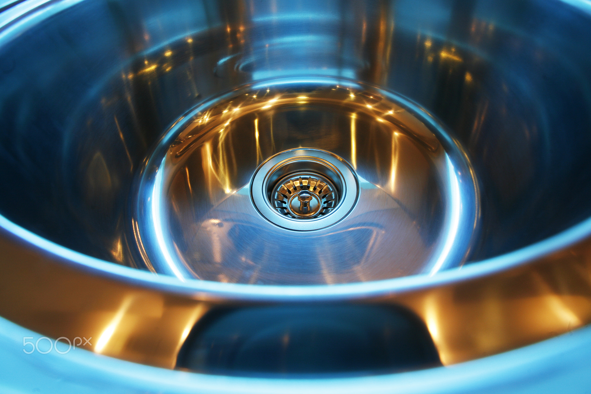 Battered light stainless steel dishwasher