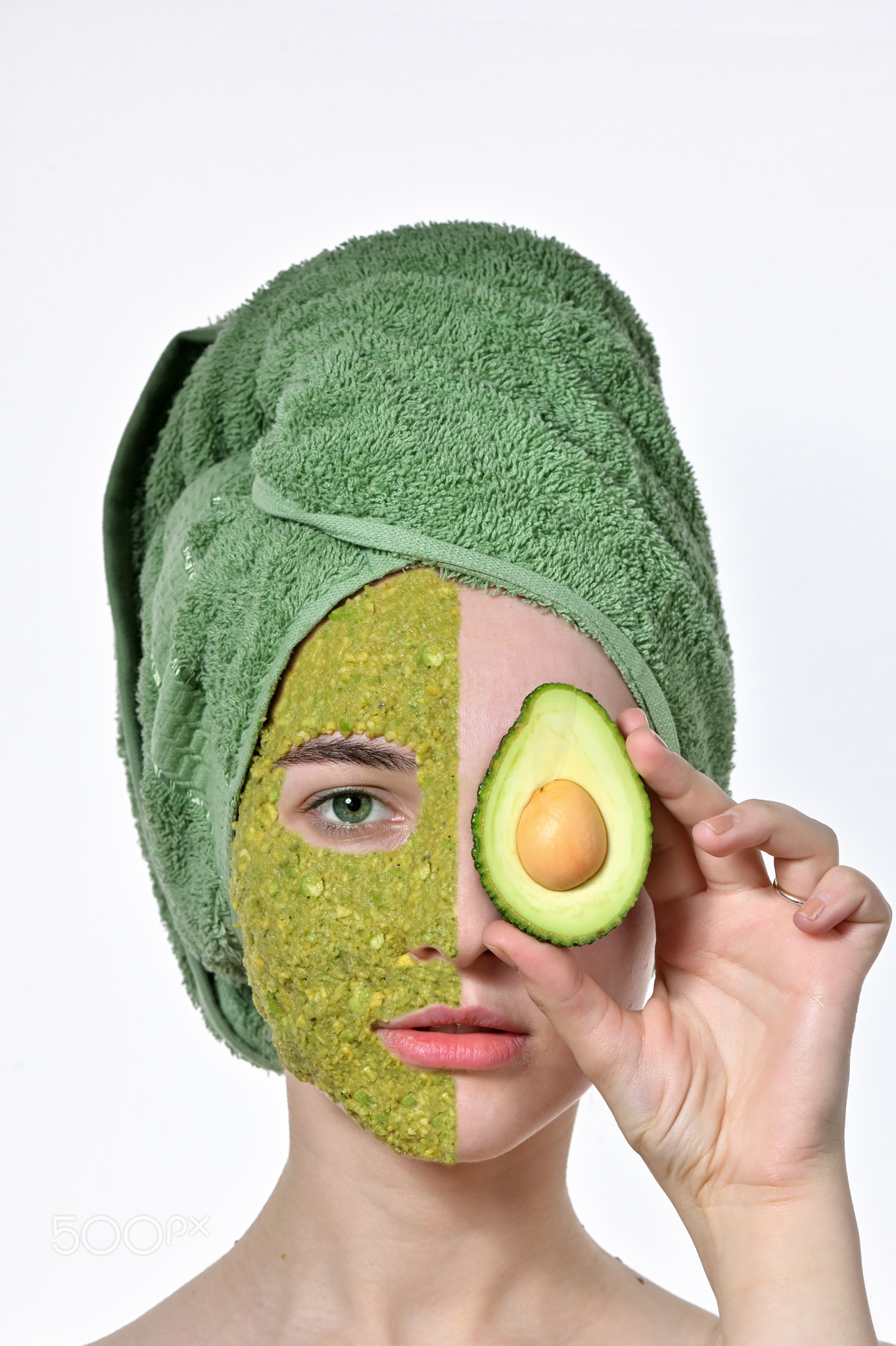 Facial Mask With Avocado