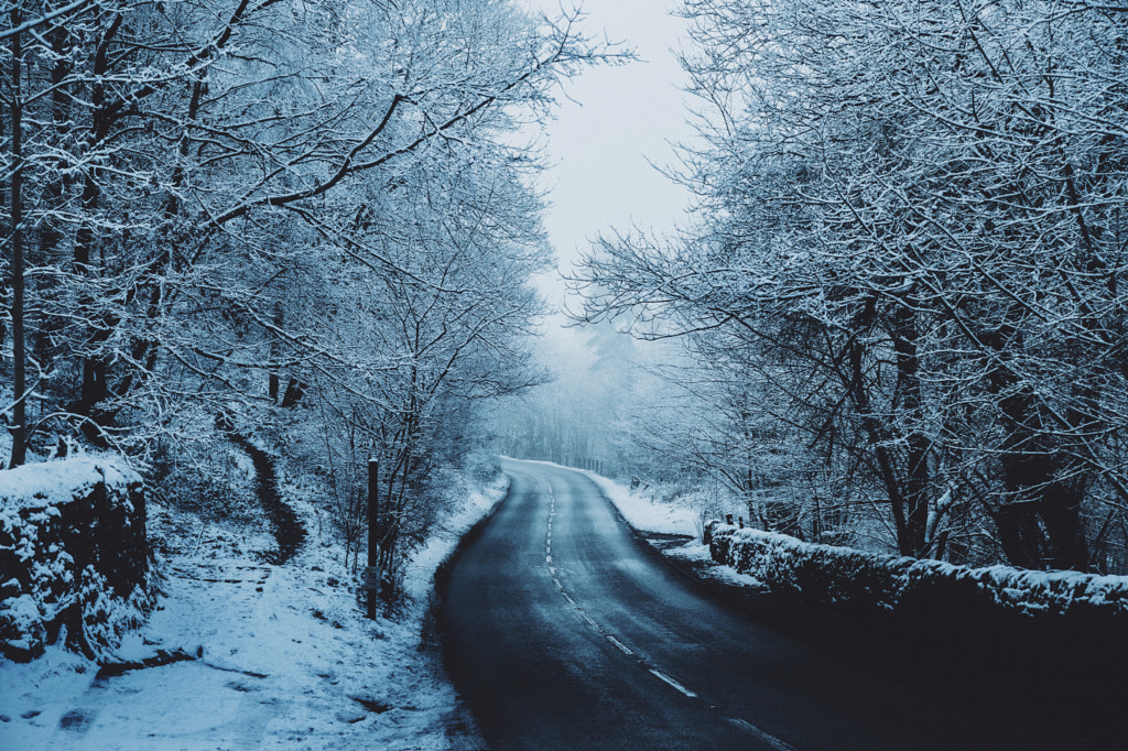 Snowy Roads  by Daniel Casson on 500px.com