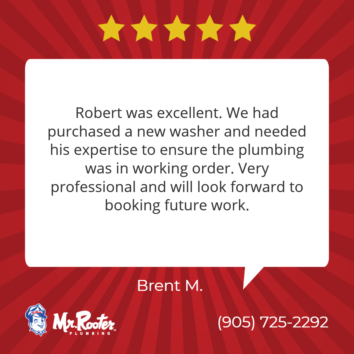 mr-rooter-plumbing-of-whitby-oshawa-ON-plumber-Brent-review
