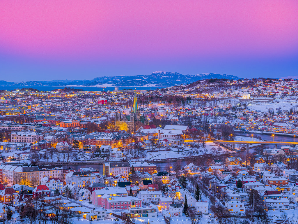 Trondheim In a beautiful Winter Mood by Aziz Nasuti on 500px.com
