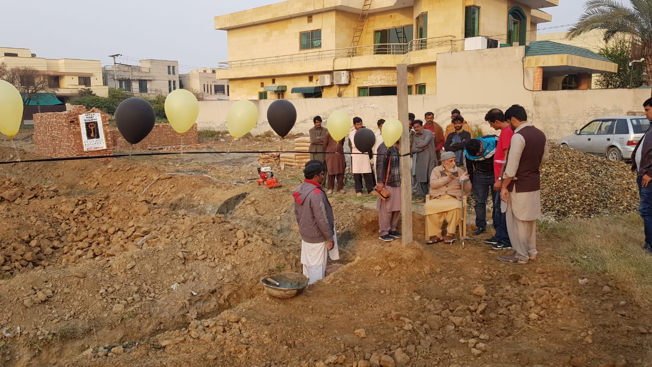 New project Inauguration Ceremony. 1 Kanal house.