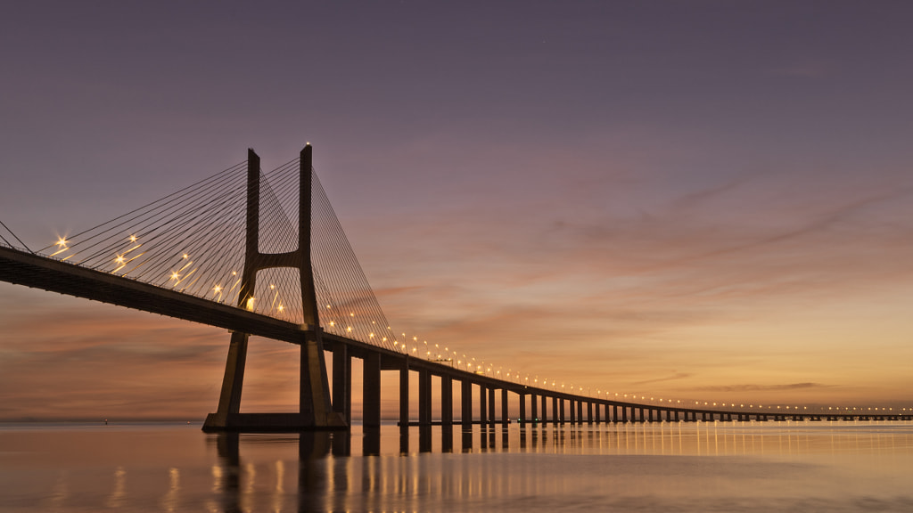 Vasco da Gama bridge by Ton Vernes on 500px.com