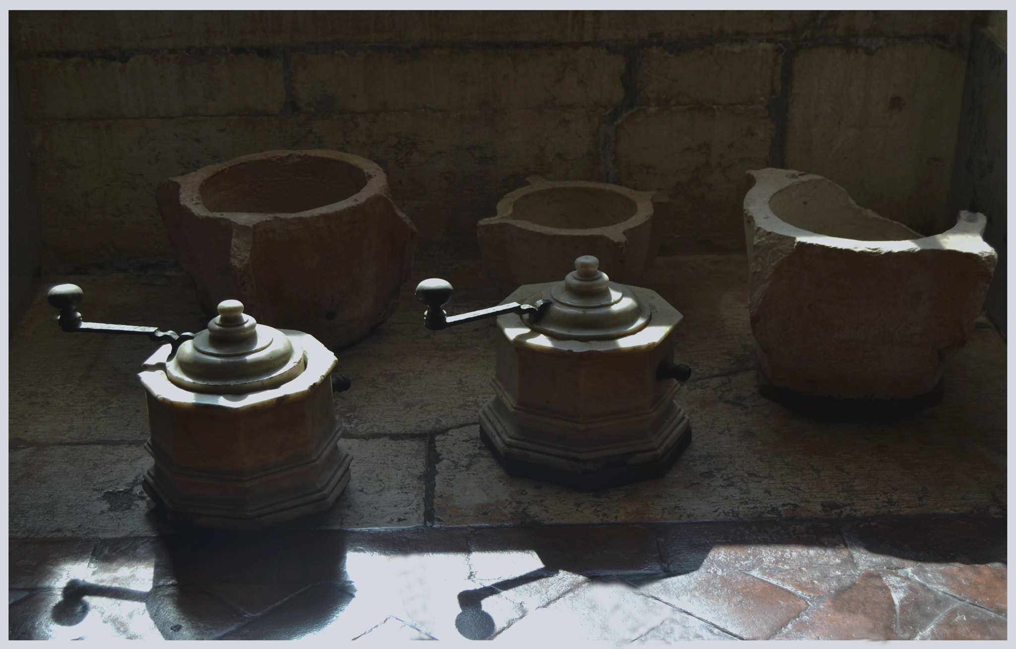 Antiguos utensilios de cocina. Palacio Nacional. Mafra.