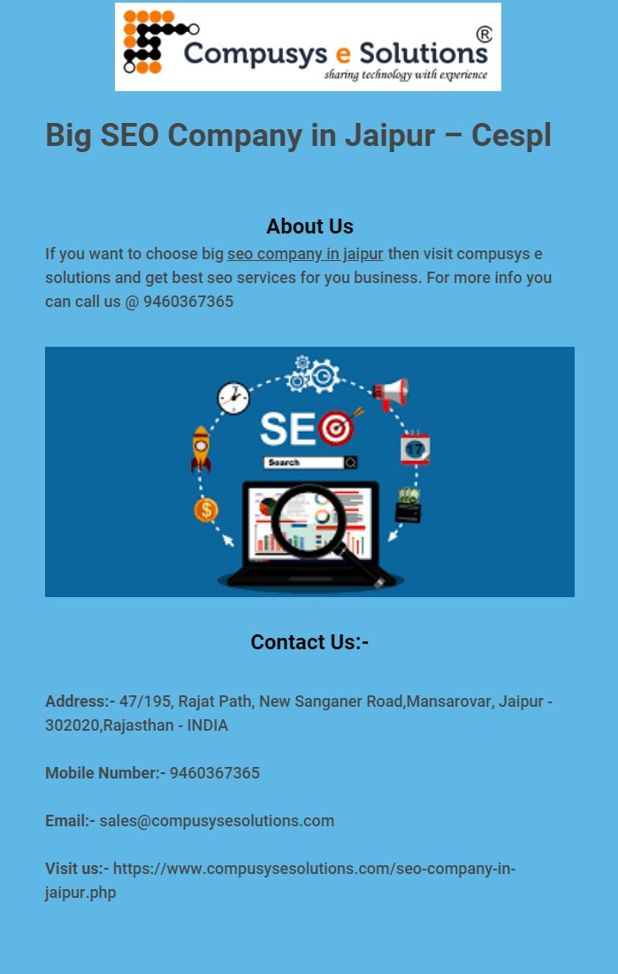 Affordable SEO Services in Jaipur with Cespl