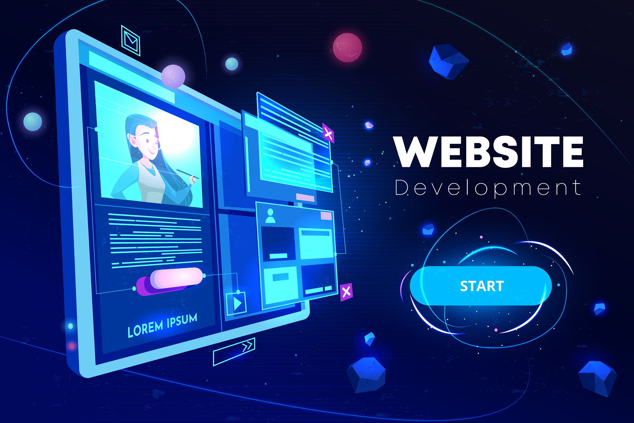 Website development services with digital marketing