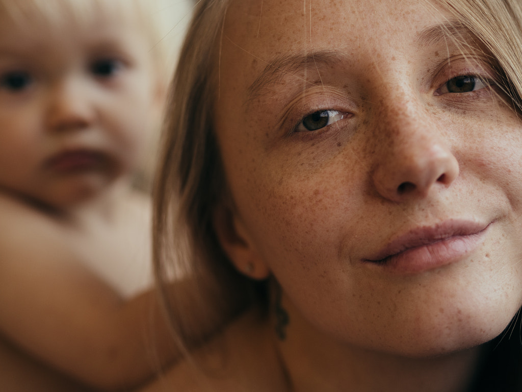 happy mother and her baby, Russia, Kristina Davidenko by Aks Huckleberry on 500px.com