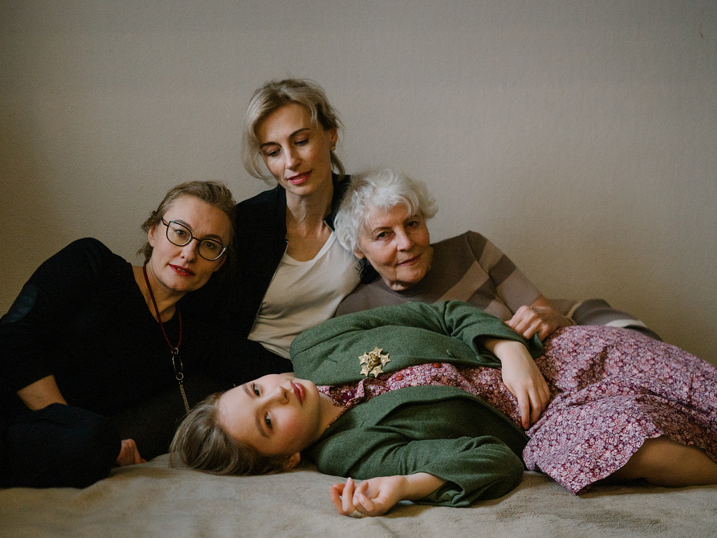 4 kuşaktan oluşan bir aile, Rusya,Lyudmila,Inna,Tatyana,Varvara, Aks Huckleberry tarafından 500px.com'da